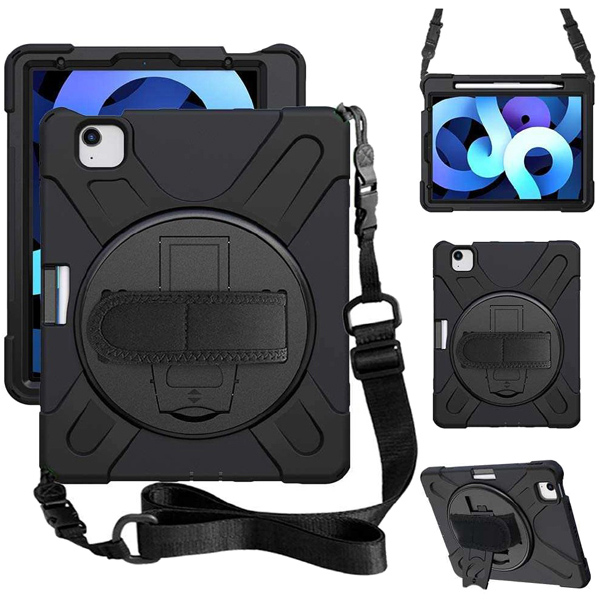 iPad Air 10.9（第4世代）対応 耐衝撃ケース ブラック