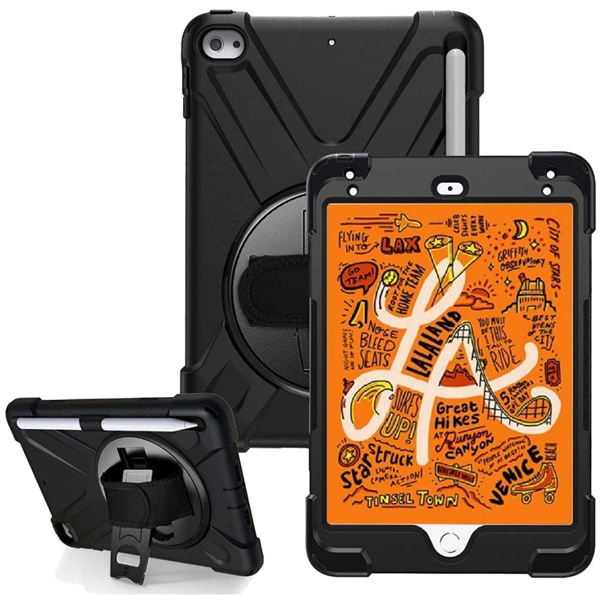 iPad mini（第5・4世代）対応 耐衝撃ケース ブラック