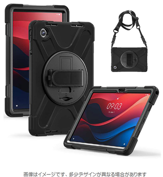 Lenovo Tab K11対応 耐衝撃ケース ブラック
