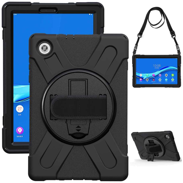 Lenovo Tab M10 HD 2nd Gen対応 耐衝撃ケース ブラック