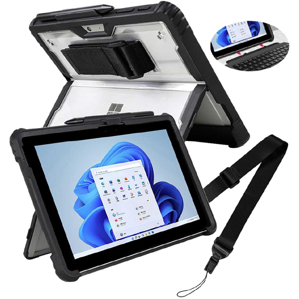 Microsoft Surface Pro 8対応 耐衝撃ケース（タイプカバー対応タイプ） ブラック