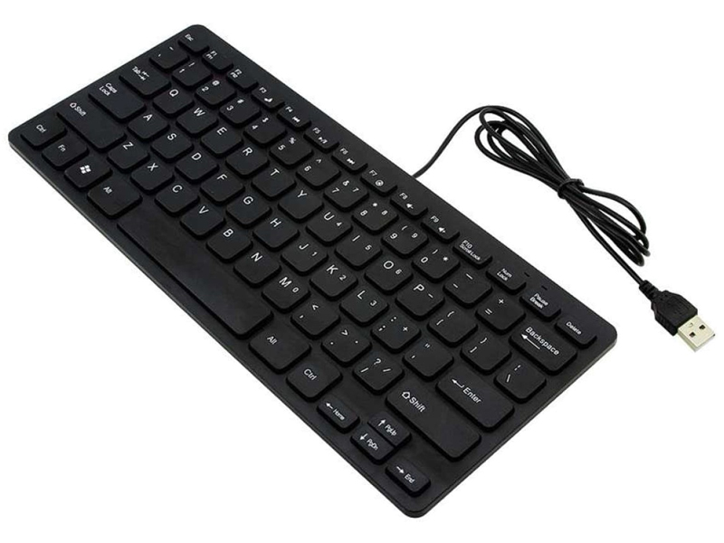 USB接続78ミニキーボード ブラック