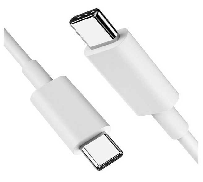 USB Type-Cケーブル C-C 1m ホワイト