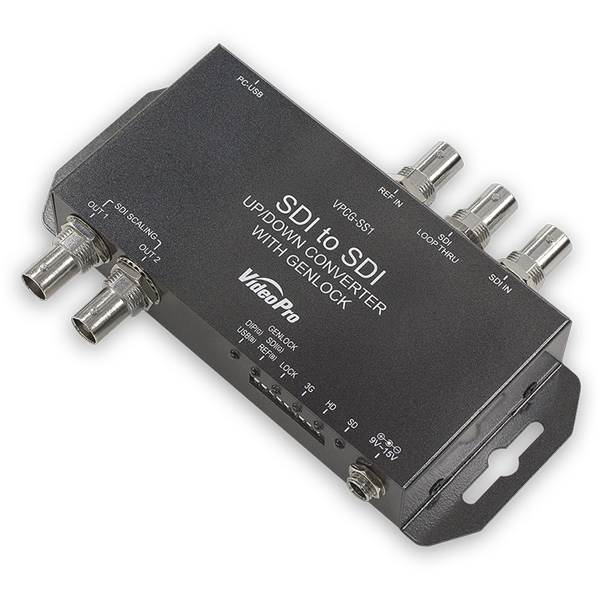 VideoPro アップ・ダウンコンバート/フレームレート変換/外部同期対応 SDI to SDI コンバーター