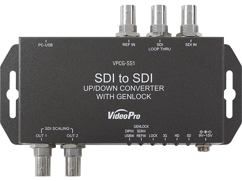 VideoPro アップ・ダウンコンバート/フレームレート変換/外部同期対応 SDI to SDI コンバーター