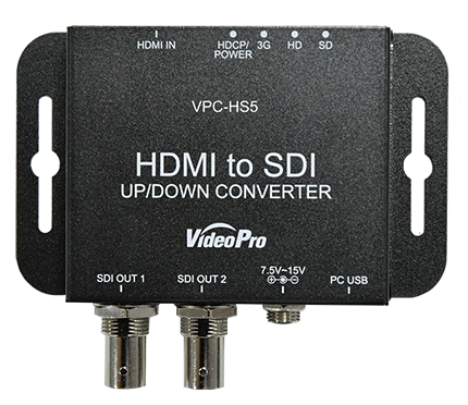 HDMI to SDIコンバーター アップ・ダウンコンバート/フレームレート変換対応モデル