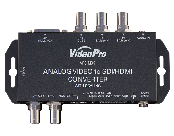ANALOG to HDMI/SDIコンバーター アップ・ダウンコンバート/フレームレート変換対応モデル