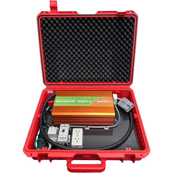 フォークDE電力変換器 100V 標準タイプ DC-ACインバーター 災害対策 BDC対策 DCP対策