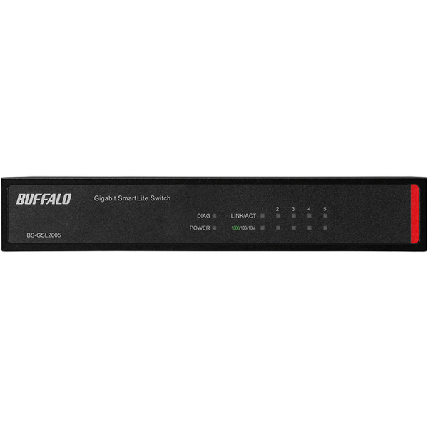 法人向け Giga対応 Layer2 スマートLiteスイッチ 5ポート