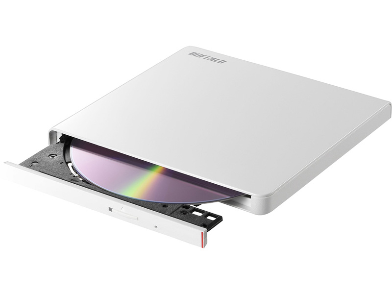 USB2.0対応 ポータブルDVDドライブ 再生/書込ソフト添付 ホワイト