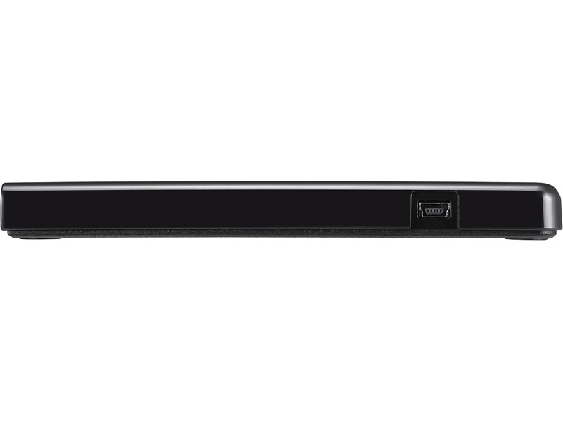 USB2.0対応 ポータブルDVDドライブ 書込ソフト添付 ブラック