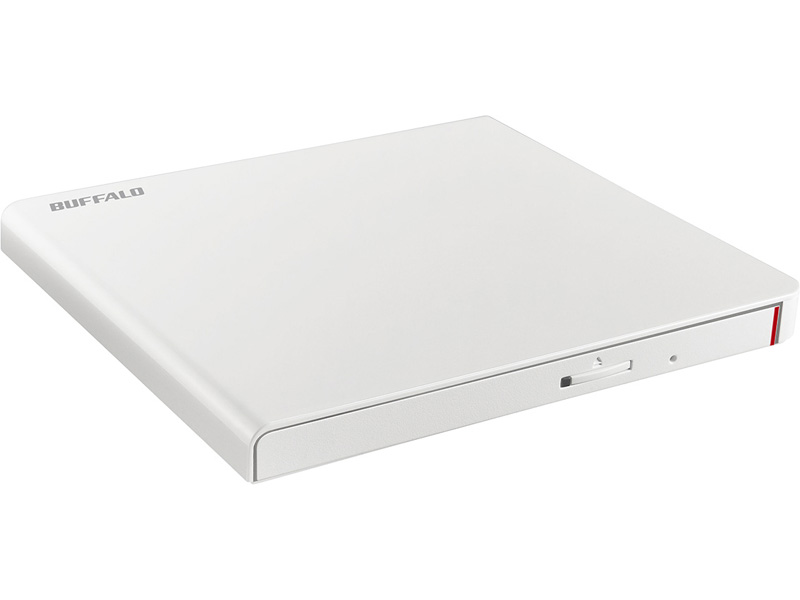 USB2.0対応 ポータブルDVDドライブ 書込ソフト添付 ホワイト