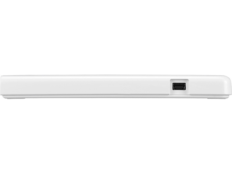 USB2.0対応 ポータブルDVDドライブ 書込ソフト添付 ホワイト