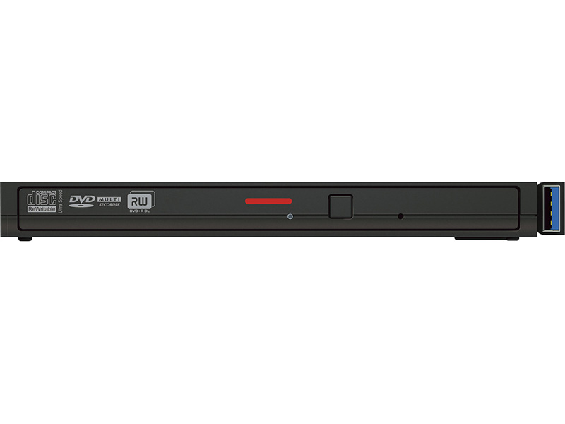 USB3.2(Gen1)ポータブルDVDドライブ Type-Cケーブル/再生・書込みソフト添付