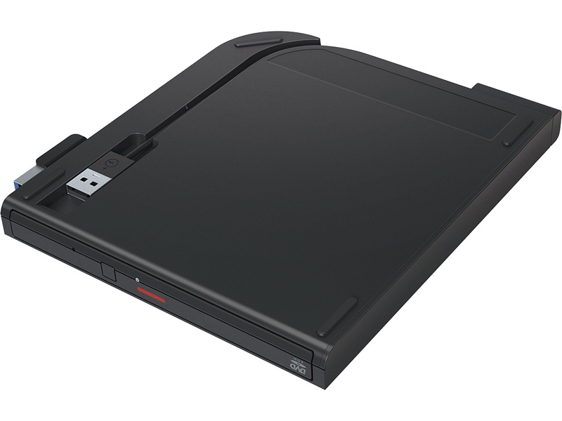 USB3.2(Gen1)対応ポータブルDVD-ROMドライブ 読込専用モデル