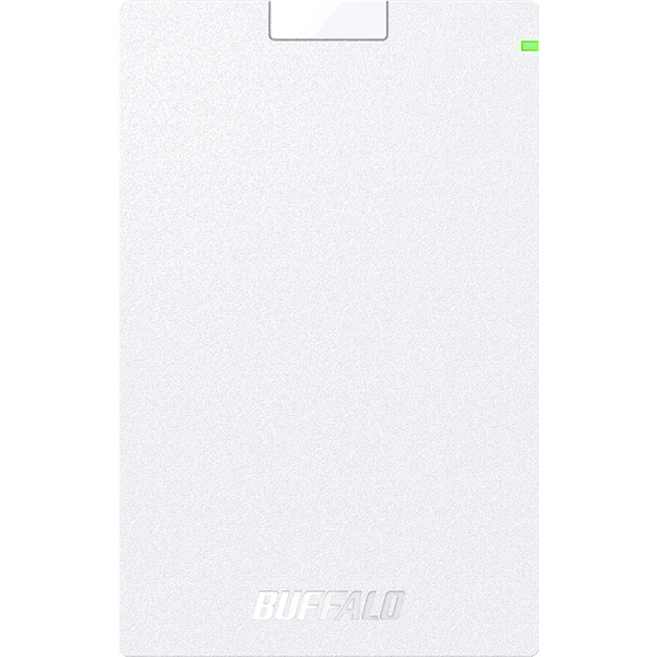 ミニステーション USB3.2(Gen.1)対応 ポータブルHDD スタンダードモデル ホワイト 2TB