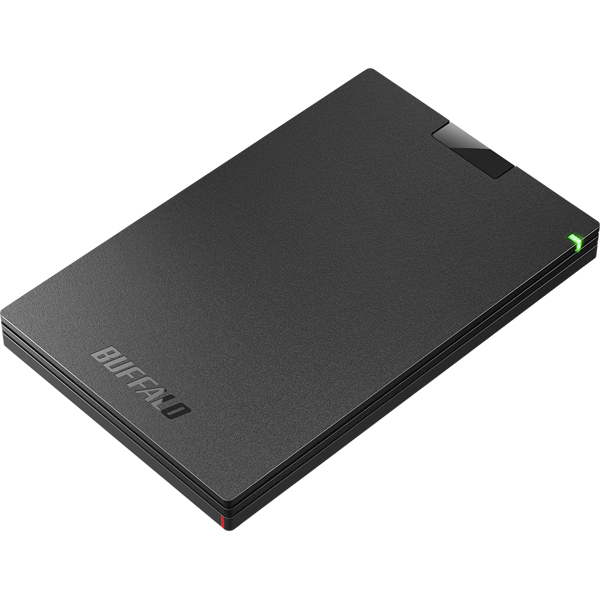 ミニステーション USB3.2(Gen.1)対応 ポータブルHDD スタンダードモデル ブラック 500GB