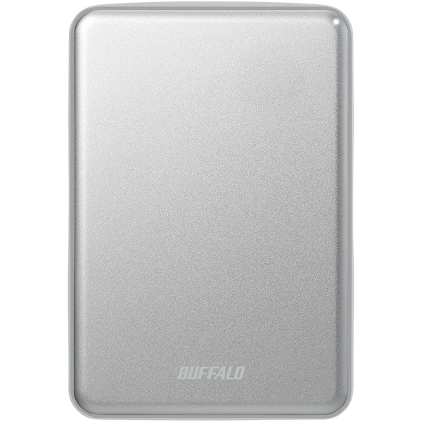 USB3.1（Gen.1）対応 アルミ素材&薄型ポータブルHDD 2TB シルバー