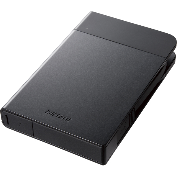 USB3.1(Gen1)対応 耐衝撃ポータブルHDD 2TB ブラック