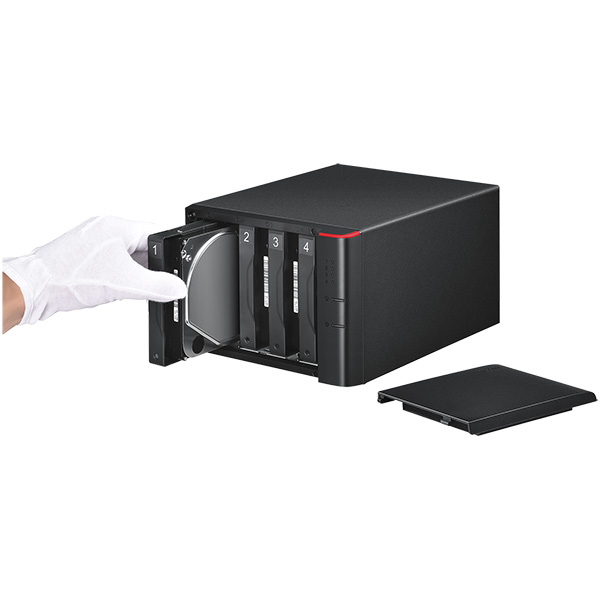 RAID 5 USB3.1 外付けHDD 4ドライブ 128TB