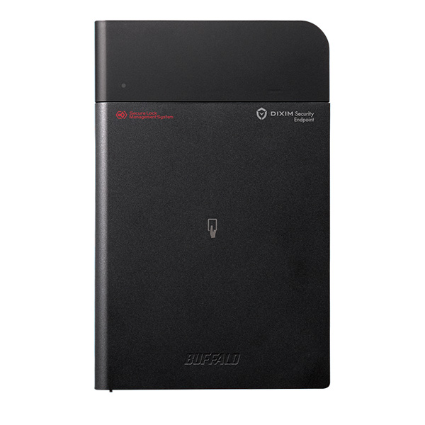 ICカードセキュリティ ウイルスチェック 耐衝撃ポータブルHDD 2TB