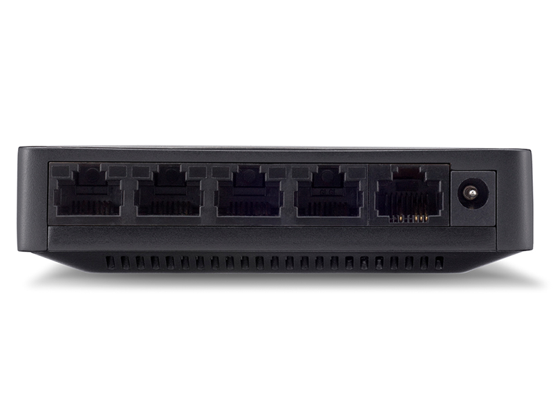 10/100Mbps対応 スイッチングHub プラスチック筐体/電源外付けモデル 5ポート ブラック