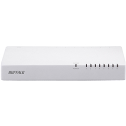 10/100Mbps対応 スイッチングHub プラスチック筐体/電源内蔵モデル 8ポート ホワイト