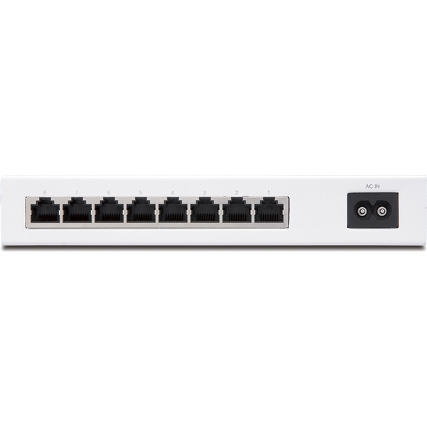 10/100Mbps対応 スイッチングHub 金属筐体/電源内蔵モデル 8ポート ホワイト