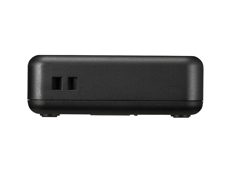 Giga 8ポート スイッチングハブ 電源内蔵 プラスチック筐体 マグネット付 ブラック
