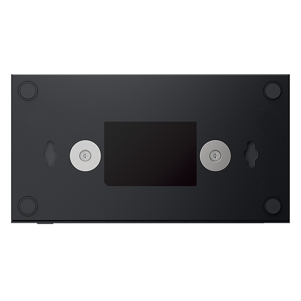 Giga 8ポート スイッチングハブ 電源外付け 金属筐体 マグネット付属 ブラック