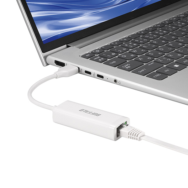 Giga USB3.2 Gen1対応 有線LANアダプター Type-A対応モデル ホワイト