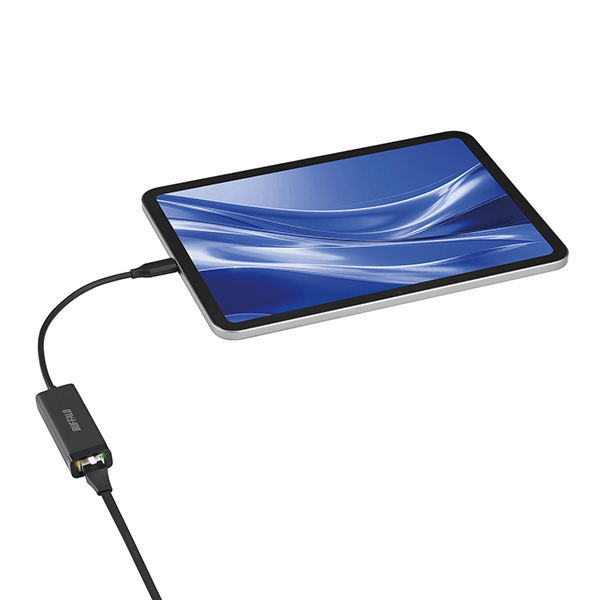 Giga USB3.2 Gen1対応 有線LANアダプター Type-C対応モデル ブラック