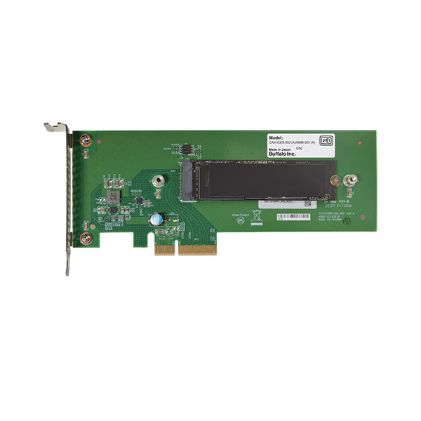 TeraStation用 オプション キャッシュ用 NVMe SSD 2TB+PCIeカード