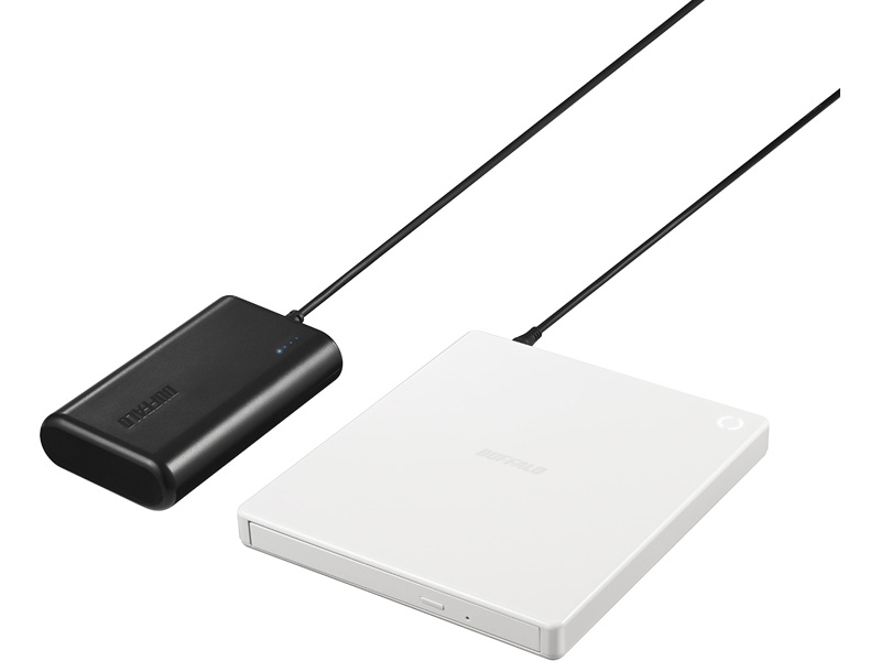 スマートフォン用CDレコーダー「ラクレコ」用 モバイルバッテリー接続ケーブル