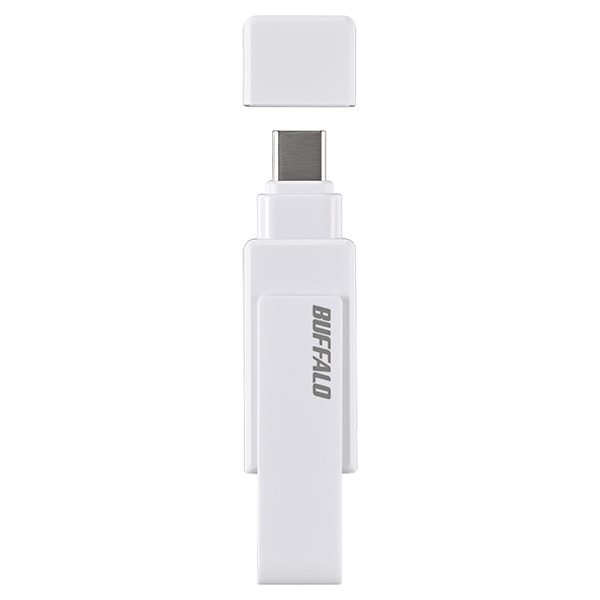 USB3.2（Gen1）対応 Type-A/C両対応 回転式USBメモリー 32GB ホワイト