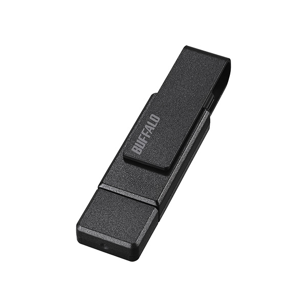 USB3.2（Gen1）対応 Type-A/C両対応 回転式USBメモリー 64GB ブラック