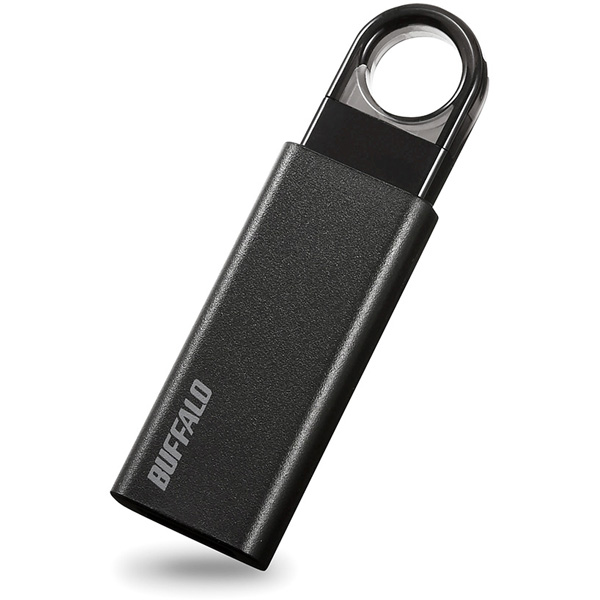 USB3.1(Gen1)対応 ノックスライドUSBメモリー 128GB ブラック