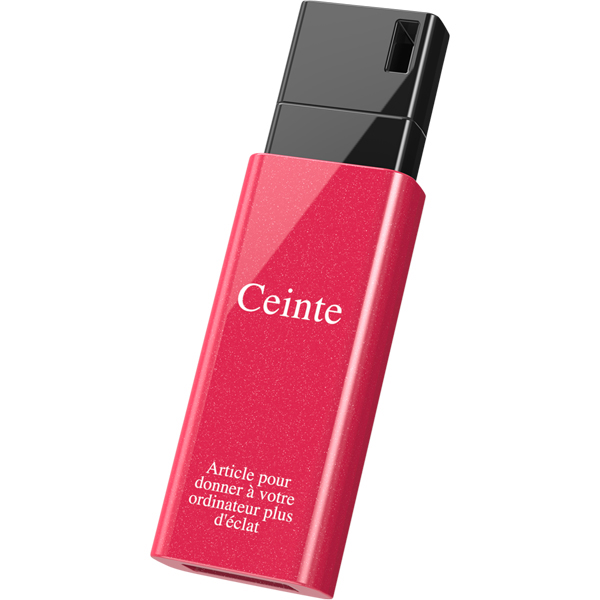 USB3.1（Gen1）ノックスライドUSBメモリー 32GB ピンク