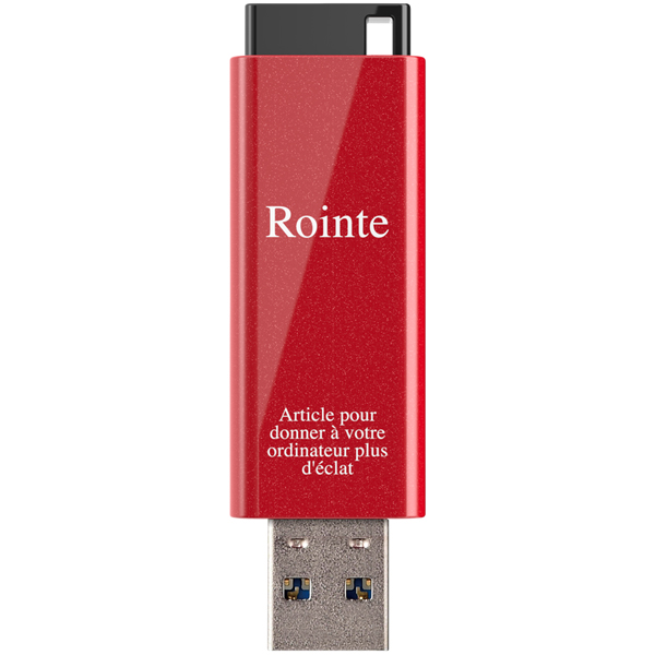 USB3.1（Gen1）ノックスライドUSBメモリー 32GB レッド