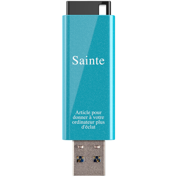 USB3.1(Gen1)ノックスライドUSBメモリー 64GB ブルー