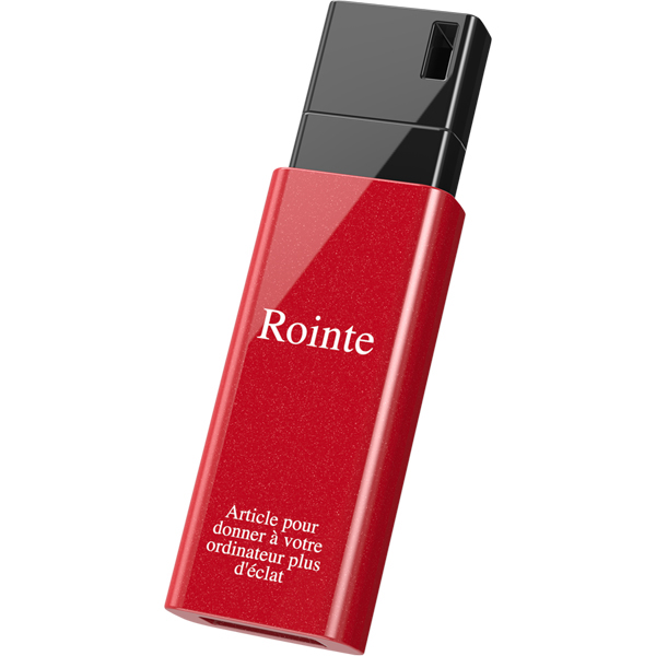 USB3.1（Gen1）ノックスライドUSBメモリー 64GB レッド