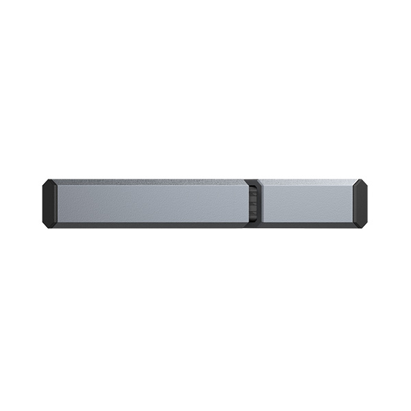 PC向け USB4（Gen3x2）対応 High-End ポータブルSSD 1TB シルバー