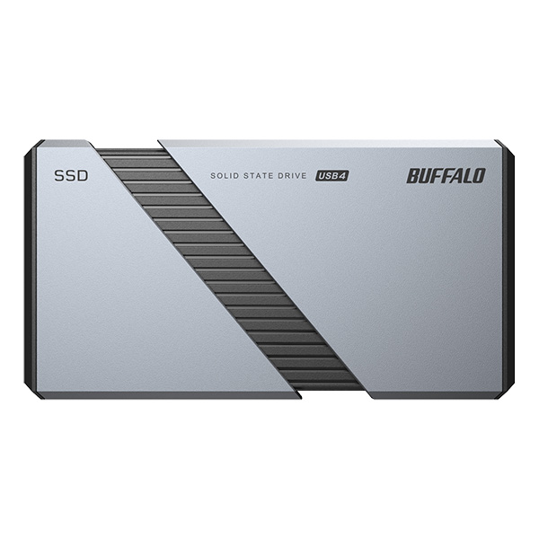 PC向け USB4（Gen3x2）対応 High-End ポータブルSSD 2TB シルバー