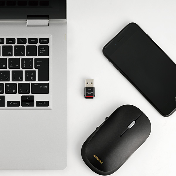 PC対応 USB3.2(Gen2)対応 TV録画対応 SSD 1TB ブラック