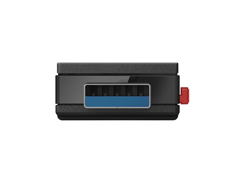 抗ウイルス・抗菌ポータブルSSD USB3.2(Gen1) Type-A スティック型 1TB ブラック