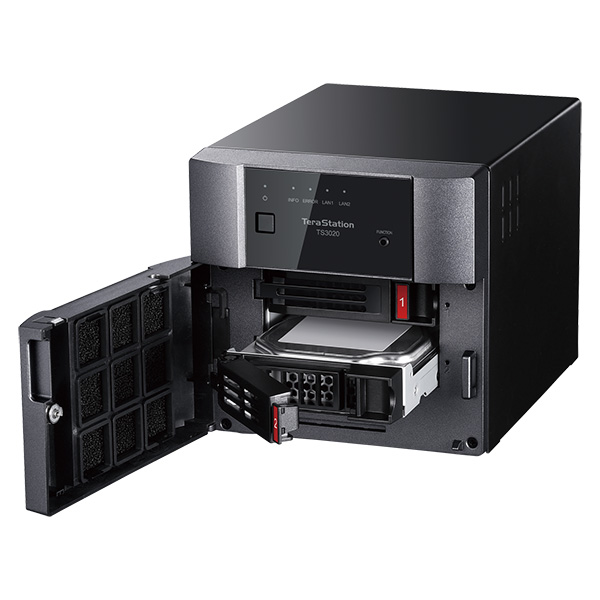 オンサイト保守5年間・データ復旧年1回無償 テラステーション TS3220DN 2ドライブ 8TB