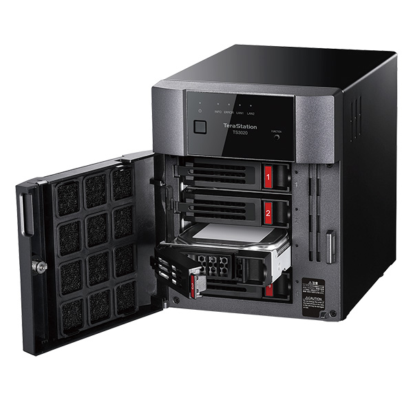 オンサイト保守5年間・データ復旧年1回無償 テラステーション TS3420DN 4ドライブ 8TB