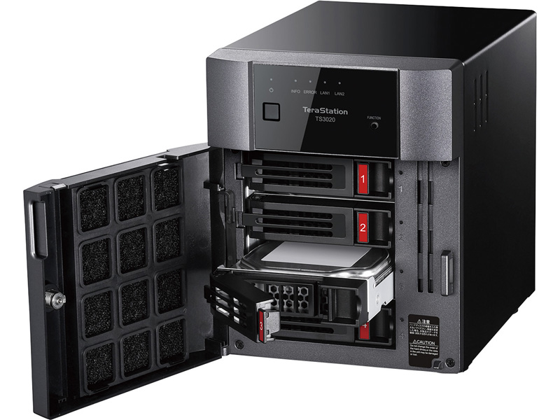 TeraStation TS3420DNシリーズ 4ベイデスクトップNAS 16TB