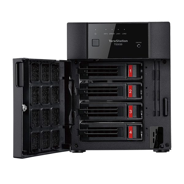 TeraStation TS3430DNシリーズ 4ベイデスクトップNAS 16TB