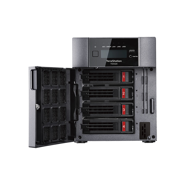 TeraStation TS5420DNシリーズ 4ドライブNAS 12TB
